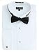 Milani Men's Tuxedo Shirts With French Cuffs And Bow Tie