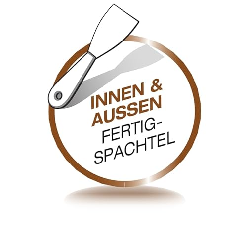 Molto Holz Fein Spachtel, Zum dünnschichtigen Ausbessern und Glätten von Holz, Weiß, 400 g