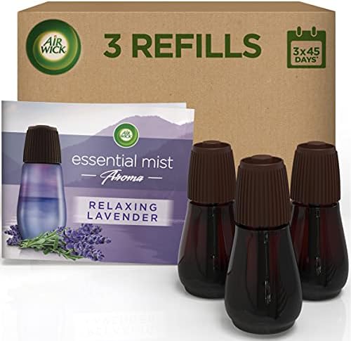 Airwick Air Freshener Essential Mist Aroma Refill Energising Orange Blossom and Lime 20 ml (Pack of 3)