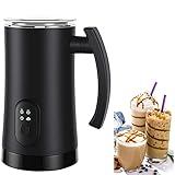 Elektrischer Milchaufschäumer Und -erhitzer, 4-in-1-Milchdampfer, 350 Ml, 400 W, Kalt-/Warmaufschäumer Und Milchwärmer Mit Temperaturregelung, Automatischer Abschaltung, Für Kaffee, Latte, Cappuccino