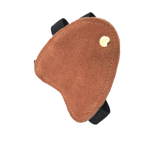 DECOMELODY Finger Protector Pad and Arrow Guard Elastic Band Finger Cover for Arrow Protective Glove