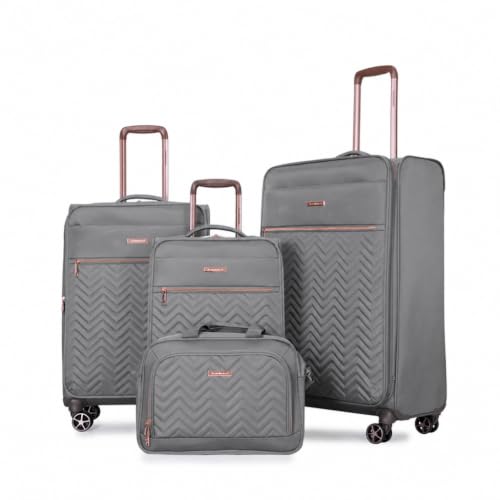 Image of Travelhouse 4-Piece Softside Luggage Set with Spinner Wheels