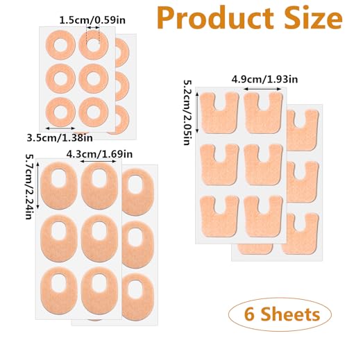 Sibba Feet Bunion Pads Blister Bandages Metatarsal Corn Toes Plantar Wart Foot Balls Of Toe Cushions Care Pain Blisters Wear With Shoes Ball Bottom Relief Patch Pad