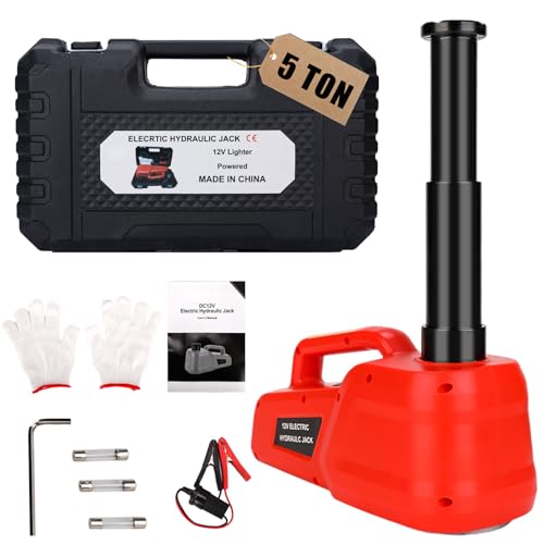 FEANISIFEI Electric Car Jack 5 Ton 12V Hydraulic Jack Car
