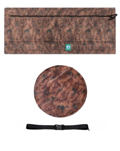 Image of Insulated Water Tank Cover for Overhead Tanks Aluminium Foil Bubble Insulation Heat & Cold Protection Waterproof Fabric UV Resistant Buckle Straps 500-2000 L (DIGITAL DESERT CAMOUFLAGE, 1000 LTR)