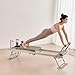 Imagen de VEVOR Reformer de Pilates Plegable Máquina de Pilates para Gimnasio en Casa Equipo de Pilates Doble Resistencia Resorte y Cuerda Reformador para Avanzados Principiantes hasta 181