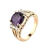 bague argent mauve 💎Notre bague est faite d'une base plaquée or, utilisant une technologie de polissage unique, il n'est pas facile de changer de couleur ou de rouille et de rendre la surface de la bague plus lisse. Il peut être porté longtemps et convient à la plupart des gens. Facile à mettre et facile à enlever. La surface lisse crée un charmant reflet pour ces bagues.