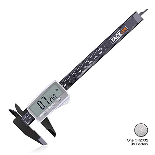Digital Caliper 6 Inch with Larger LCD Display, Inch/Fractions/Millimeter Conversion for Small DIY