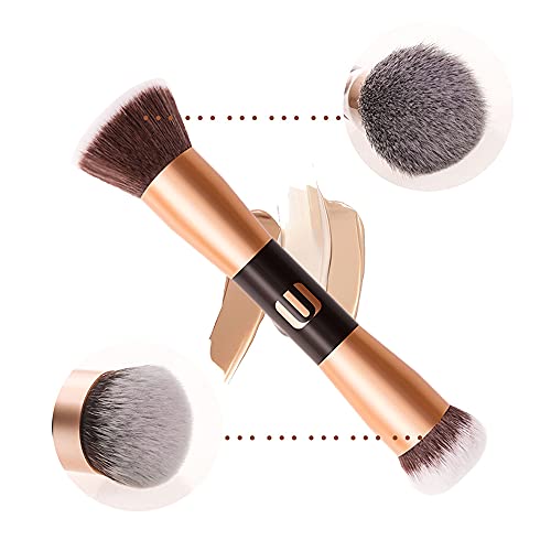 Professionalmakeup Brushes Blush Brush Foundation Brush Blending Brush Makeup Brushes & Tools Liquid Foundation Brush Double Ended Makeup Brush Contour Brush 1 Piece Beautifully Packaged In A Box #TOP3