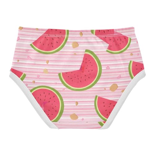 Animal Girls Underwear Toddlers 2t Cotton Panties Little Girl Cute Watermelon Pink Striped Briefs Undies Kids2