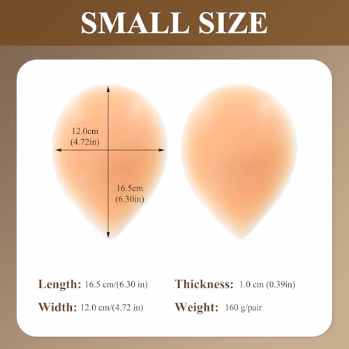 1 Pair of Hip Pads, Silicone Butt Pads for Bigger Butt, Self-Adhesive, Easy to Use, Invisible and Traceless, Reusable, Create an Hourglass Figure2