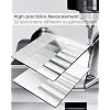 30 Specimens Surface Roughness Comparator Composite Pocket Set Gauge, Ra0.05-12.5mm Microfinish Comparator, Surface Finish Comparator Set for Lathe Machinery Manufacturing Teaching