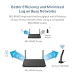 TP-Link AXE5400 WiFi 6E USB Adapter for Desktop PC (Archer TXE70UH) Tri-Band Wireless Network Adapter, Ultra-Low Latency, MU-MIMO, OFDMA, Refined Security, WPA3, Supports Windows 11/10 - Image 4