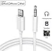 Produktbild Auto AUX Kabel für iPhone, Audiokabel Aux Kabel auf 3.5mm Premium Audio für iPhone 11/11 Pro/11 Pro Max, 7/7 Plus, 8/8 Plus/X/XS/XS Max/XR, iPad, Auto-Stereoanlagen, Lautsprecher, Kopfhörer-Weiß