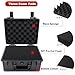 10 Inch Foam Case with Customizable Foam for Test Instruments, Camera Accessories, Equipment, Electronics, and Tools & More – 10.2 x 7.8 x 4.6 Inches