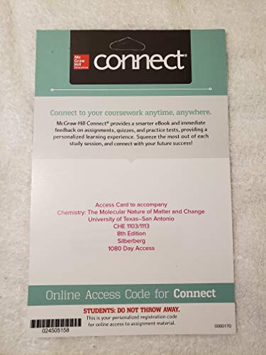 Chemistry: The Molecular Nature of Matter and Change