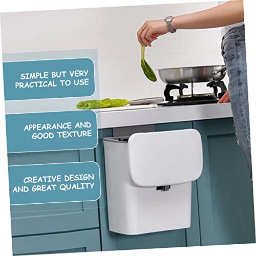 Contenedor de basura rectangular plástico para colgar miniatura 6