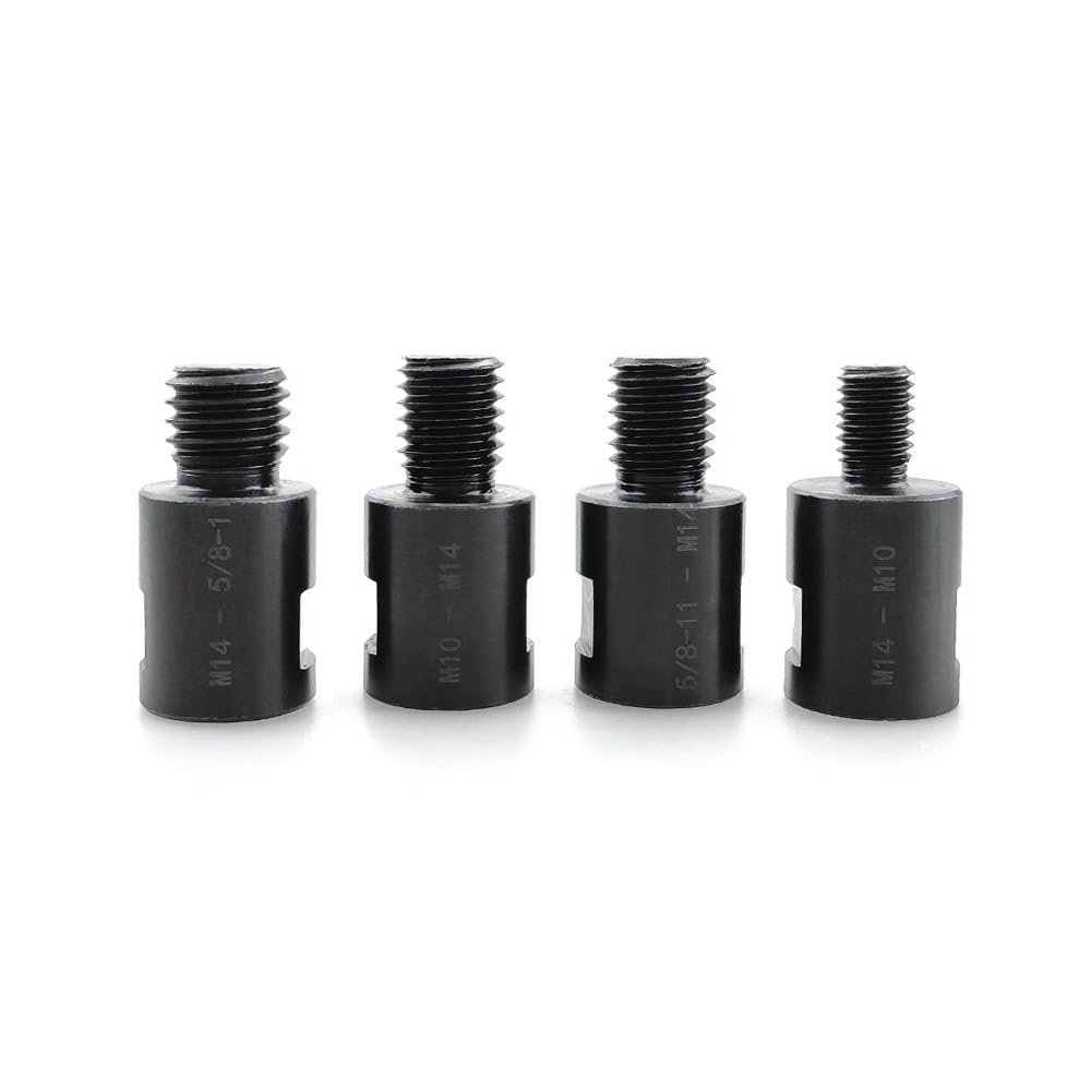 Zestawy i zestawy otwornic M14 M10 5/8-11'' Adapter Szlifierka kątowa Konwerter gwintu Adaptacyjny łącznik wału Polerowany do wierteł diamentowych Otwornica, M14 do sześciokąta