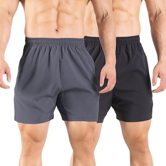 Image of Men's Cotton Shorts - Lightweight, Breathable Casual Shorts for Men | Summer Athletic & Lounge Wear