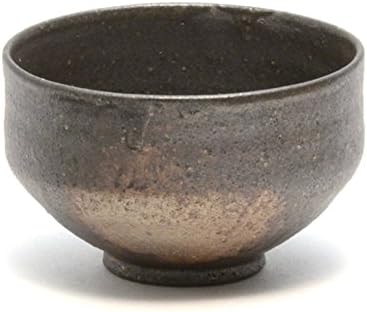 Japanese Shigaraki Ceramics Matcha Tea Bowl - Yuraku Kiln Rust Oxydation Colour - by Hechimon 3-2704