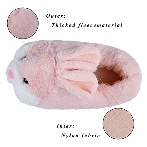 OSVINO Bunny Slippers for Women Girls Fluffy Bunny Slippers Cute Plush Rabbit Slippers Indoor Winter Warm Shoes Easter Gifts2
