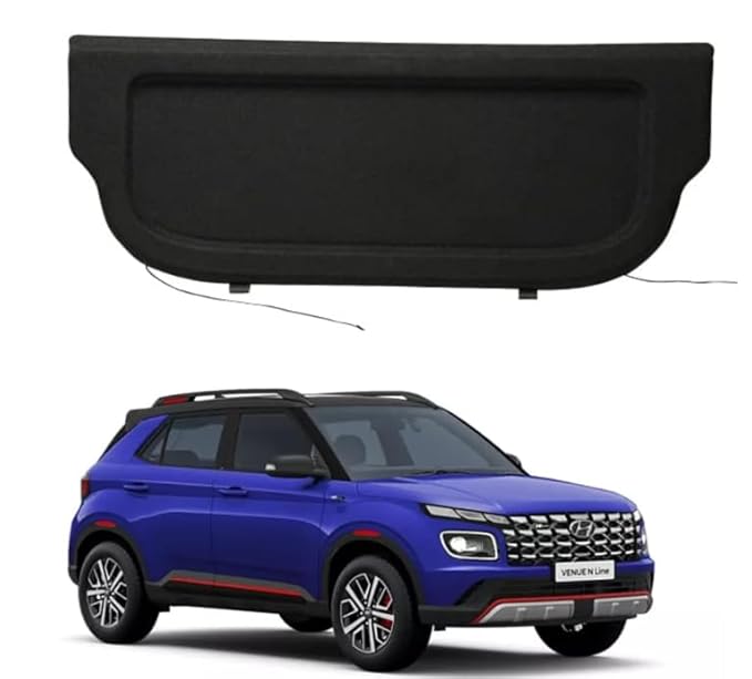 Car Parcel Tray Plastic Tray Compatible with (Hyundai Venue 2022) Set