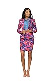 OppoSuits Karnevalskostüme für Damen – mit Jacke, Hose und Krawatte, The Fresh Princess, 34-36