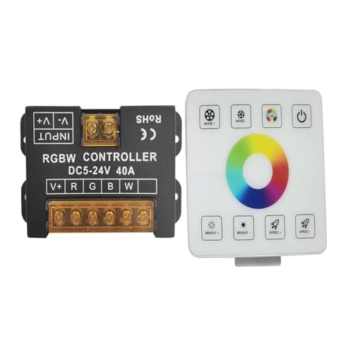 Panneau tactile RGBW de gradation métallique 86 pour bande lumineuse