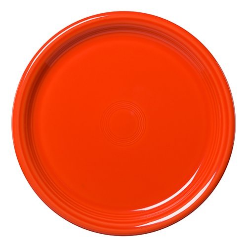 Bistro Dinner Plate, (10.5") – Durable Ceramic, Lead-Free, Dishwasher/Microwave/Oven Safe – Made in USA Dinnerware - Poppy