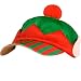 Amscan Elf Baseball Fabric Hat | Christmas Accessory
