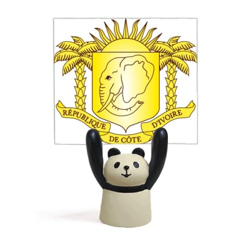 Porte-mémo Côte d'Ivoire pour organiser votre bureau avec une touche panda