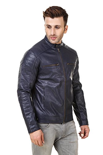 Image of Stylish Boys /Men /Gents Slim Fit Faux Leather Winter Jacket.