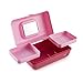 Caboodles Pretty in Petite Light Pink Lid and Hot Pink Base Vintage Case, 1 Pound