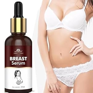 Bust Essential Oil, Breast Lifting Organic Essence Serum, Firming Natural Plumping Enlargement Nourishing Massage Oil Pack of 1 | 30 Ml