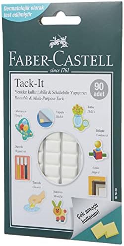 Faber-Castell Tack It 50 Gr Yapıştırıcı, Sökülebilir ve Yeniden Kullanılabilir Yapıştırıcı (Çok Renkli, Asorti) - Görsel 3
