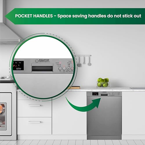 Equator-24-in-Dishwasher-14-pl-SANI-150F-Water-34g-Quiet-51-dB-120V-E-Star-Stainless