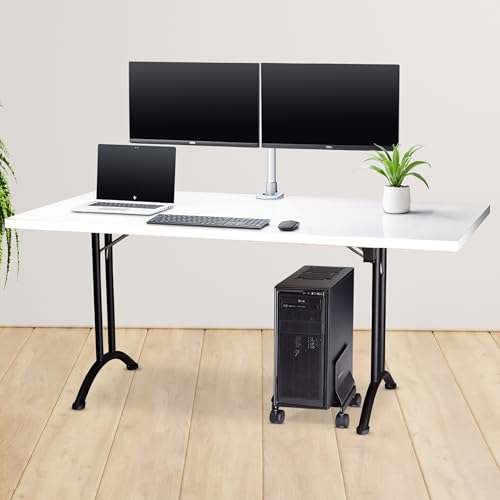 StarTech.com Soporte de CPU sobre Ruedas, Soporte de Ordenador móvil, Capacidad de Carga máxima 21kg, Soporte de PC Ajustable, Soporte de CPU - imagen 9