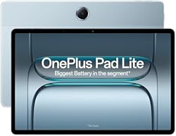 OnePlus Pad Lite, 6 GB + 128 GB, 9340mAh Battery, WiFi Tablet, Aero Blue