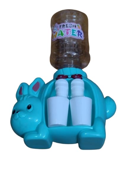 Water Dispenser for Laddu Gopal, Turquoise Blue Turtle Design with Fresh Water Bottle Holder-image-24