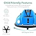 Best Choice Products 6V Electric Kids Ride On Bumpin Bumper Car, 1.5-6 Years Old, Parent Remote Control, 360 Degree Spin, Lights, Sounds - Light Blue
