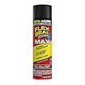 Flex Seal MAX, 17 oz, 1-Pack, Black, Stop Leaks Instantly, Waterproof Rubber Spray On Sealant Coating, Perfect for Gutters, Wood, RV, Campers, Roof Repair, Skylights, Windows, and More