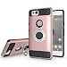 Newseego for Google Pixel 2 Case with Armor Dual Layer 2 in 1 with Extreme Heavy Duty Protection and Finger Ring Holder Kickstand Fit Magnetic Car Mount for Google Pixel 2-Rose Gold