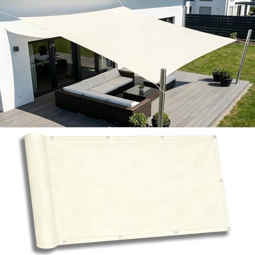 Voile d'ombrage imperméable 2x10m : stoppez la chaleur et les UV - 2