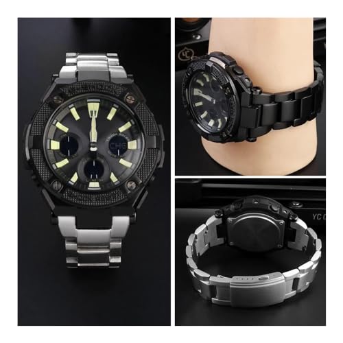 Bracelet acier compatible Casio G-Shock GST-B100 S100D W110 - 6