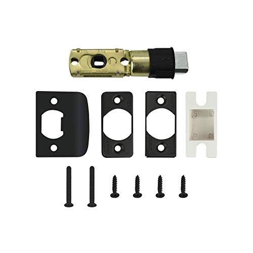 Image of Nuk3y Hulk Series Lever Door Handle Slim Square Modern Contemporary Lever Set (Passage, Matte Black)