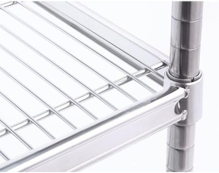 ステンレスパンチングキャニオンシェルフ（SUSP） W610×D610×H1590 4段（送料無料、代引不可） ALLステンレスキャニオンシェルフ（ASUS） W610×D310×H2200 4段