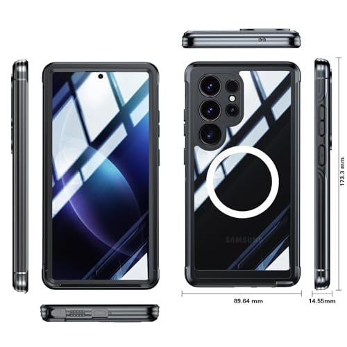 Coque Samsung Galaxy S24+ antichoc silicone rigide noir aimantée - 2