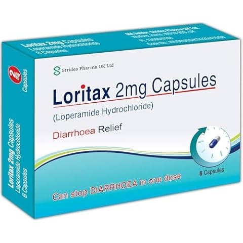 48 Loperamide Hydrochloride Diarrhoea Relief Capsules Cover
