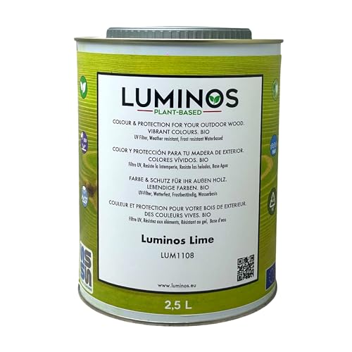 Luminos LUM1108 - Lime - Water-Based Wood Stain Protector BIO - Green 2,5L