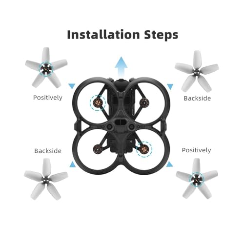 Hélices pour drone Avata avec vis pour retrouver un vol stable